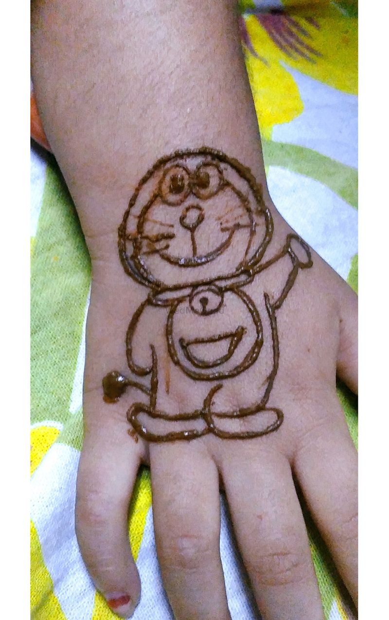 Doraemon mehndi | Basic mehndi designs, Mehndi, Mehndi designs