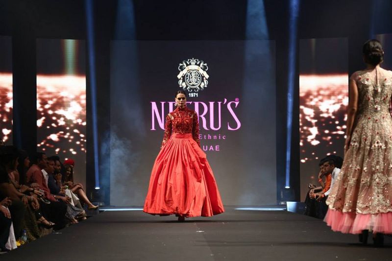 Neerus Long Party Gown