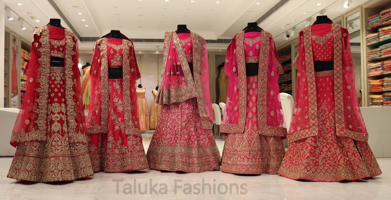 Wedding Sarees at best price in Jaipur by Taluka Stores | ID: 1718065730