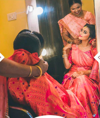 Mekhela sador  Indian bridal outfits Bridal outfits Blouse designs