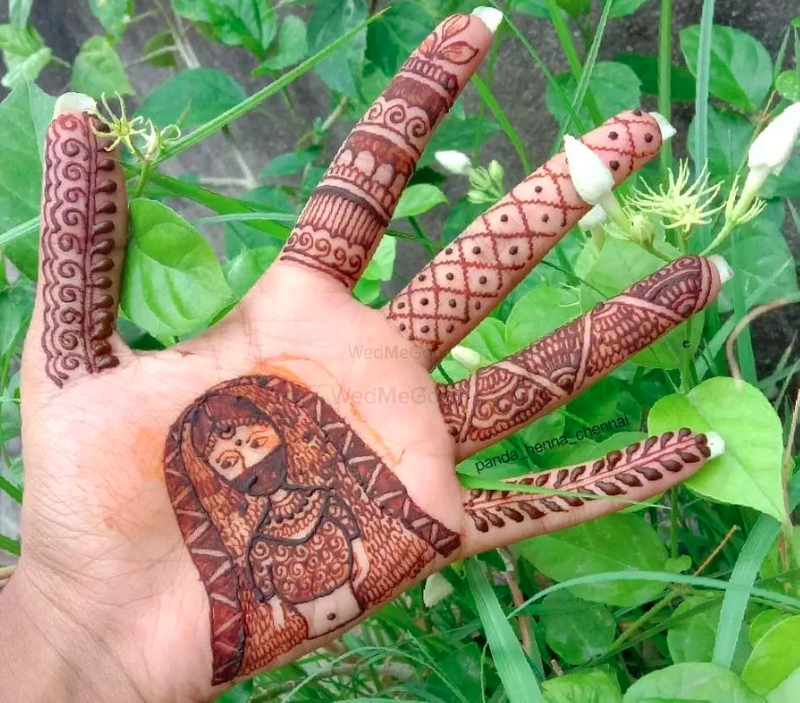 Panda mehndi design for kids, cute mehndi design 👧💐😇, mehndi forever -  YouTube