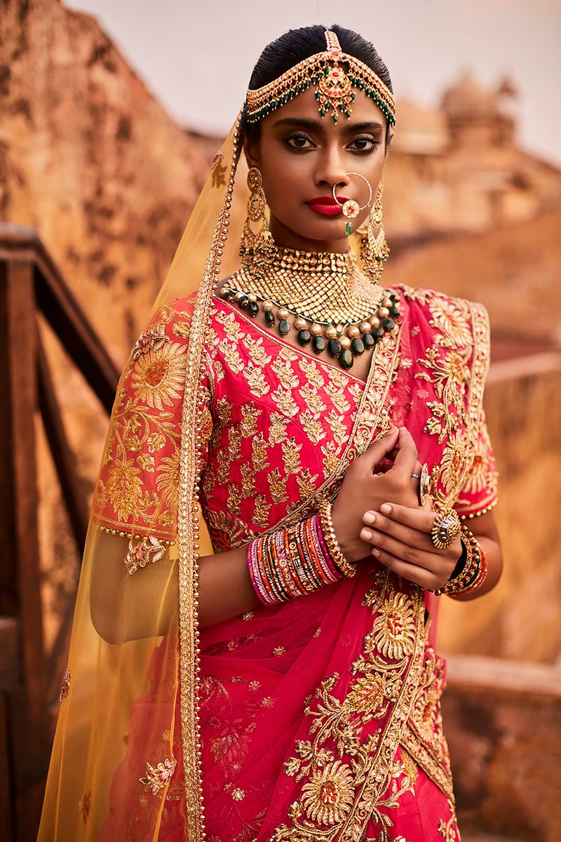 LehengaShopping: How To Pick The Right Shade Of Colour That Flatters You  Best! | WedMeGood