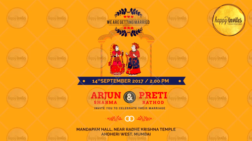 Video Invitation Happy Invites Price Reviews Wedding Cards In Mumbai