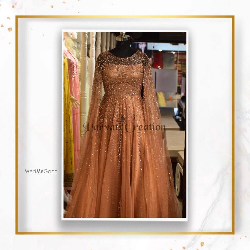 Buy Vivek Stylish and the latest trendy Baju Frill Maroon Gown Online at  Best Prices in India - JioMart.