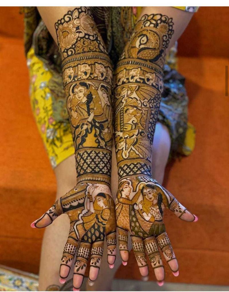 Simple mehndi design👐 Art by-sandeep heena artist spl.bridal #professional  bridal mehandi artist for contact📲📝wedding & party events #mehandi  #mehendi #mehndidesign #chandigarh #mohali #panchkula #lucknowmehndiartist  #ambala here service #Simple ...