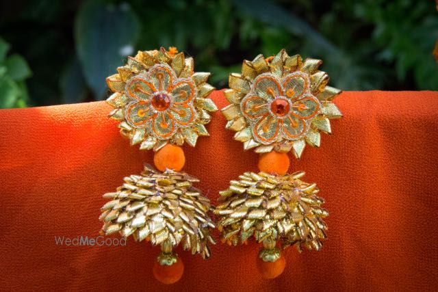 Gota hot sale patti earrings