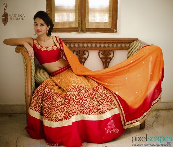 Varuna jithesh lehengas top