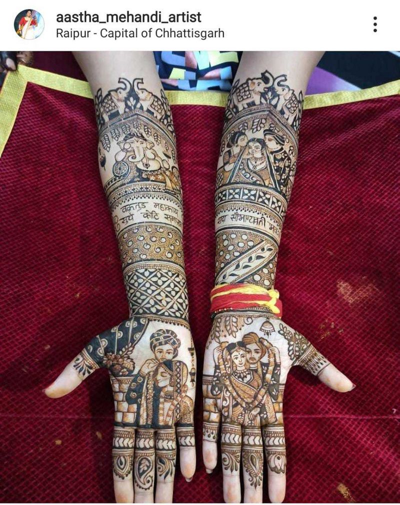 Afghani Brides Hands Covered Henna Mehendi Stock Photo 2325732875 |  Shutterstock