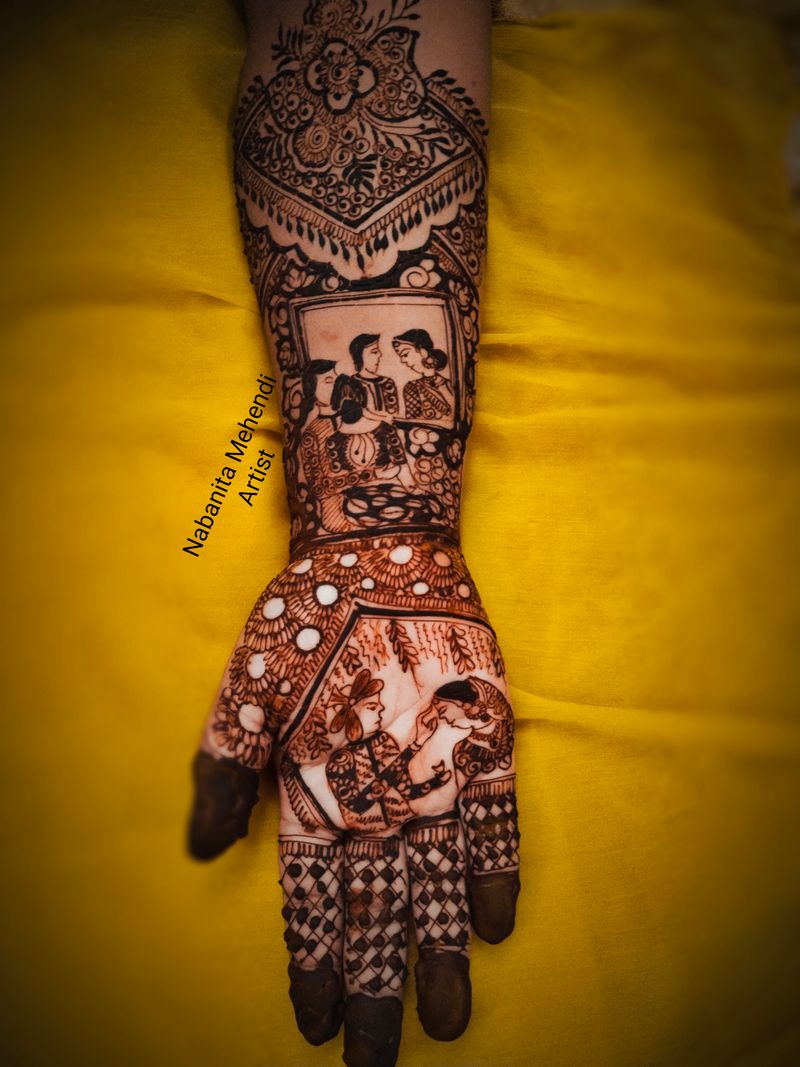 Baby naming Mehendi... - Mehendi Artist Prabha in Guwahati | Facebook