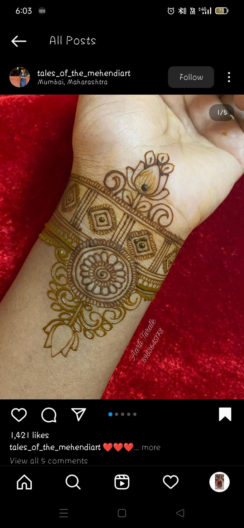 Veena Mehandi Artist-Price & Reviews | Bridal Mehndi Artist in Mumbai- Maharashtra