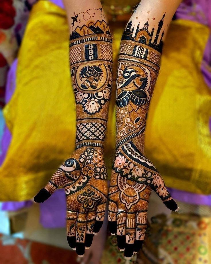 30 Jaw-Dropping Mehendi Designs for Your Wedding Day - Swagrani