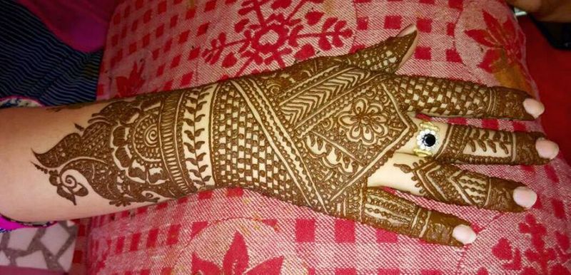 New full hand bridal arabic jewellery mehandi design - YouTube