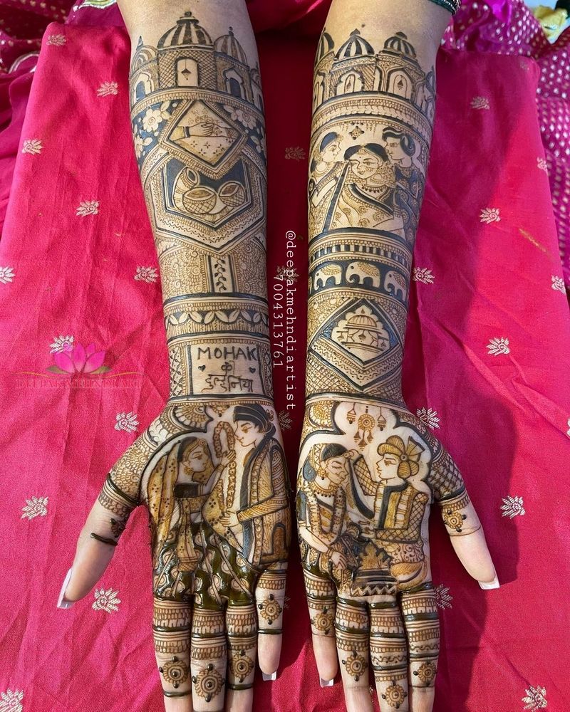 easy back hand mehndi design Images • sweet_blush💕✨ (@1854654548) on  ShareChat