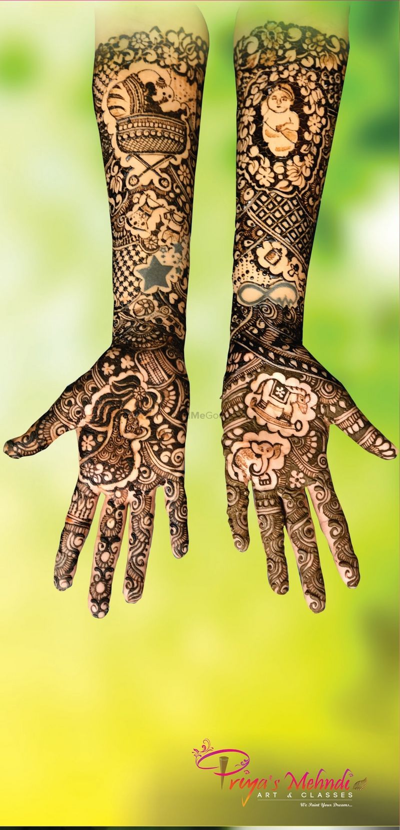 Beautiful Bridal Henna Mehndi Design by 9T9 Arts YouTube channel link is in  bio * * * * #9t9arts #fingermehendi #smallmehndi #beautifulme... | Instagram