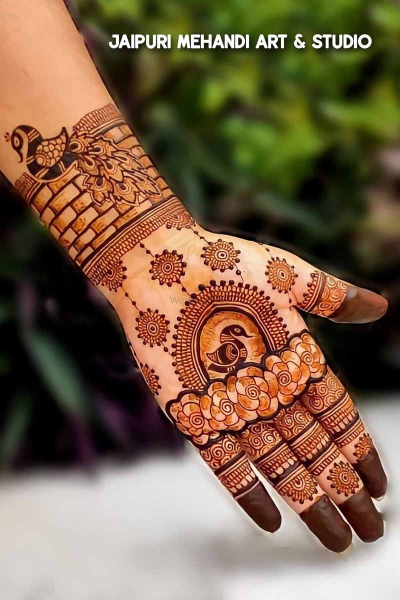 Jaipur Mehndi Design Images Pictures (Ideas) | Circle mehndi designs, Mehndi  designs, Basic mehndi designs