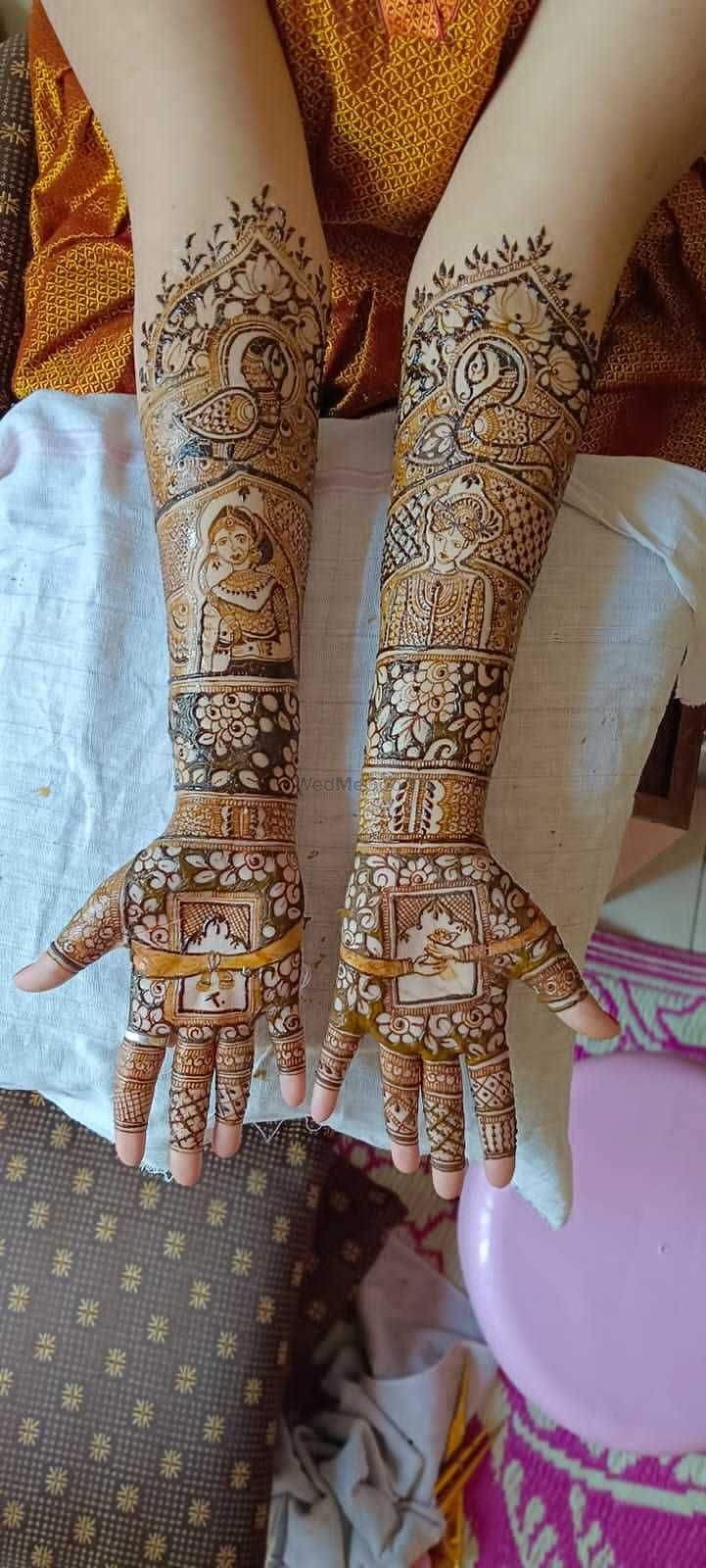 My engagement bride 💍 Sudani Indian design ✨ Check out our bridal mehendi  designs for those who want something unique and trendy.… | Instagram