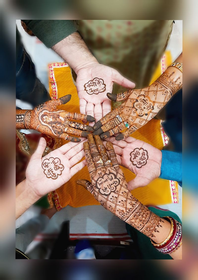 Latest Sister's Wedding Mehndi Designs For Bride's Sister 2024