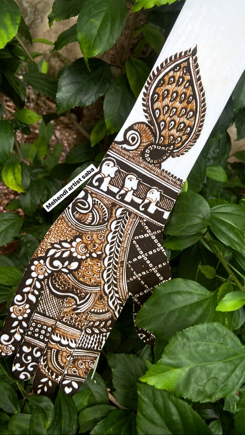 henna by saba shaikh | Finger mehendi designs, Hand henna, Henna hand tattoo