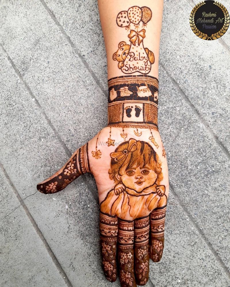 Infinity Tattoo with the Name Krisha - Ajmer Tattoo Artist