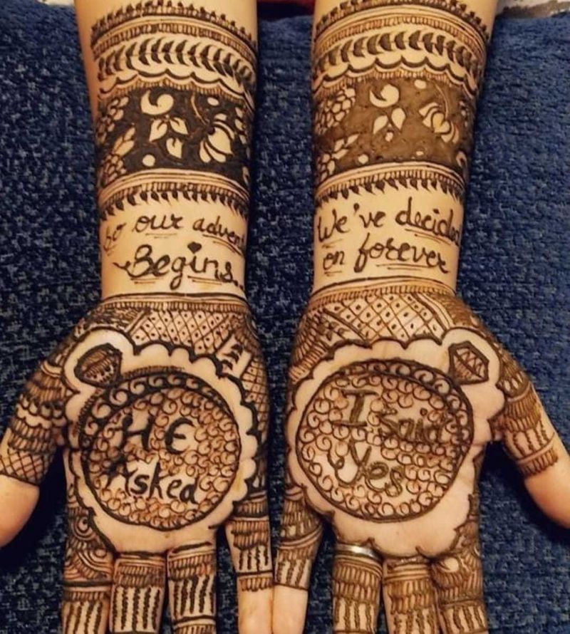 🔱🕉️Artist life❤️ Perfect love is an expression of God's love for us nd  it's A perfect Match।।❤️ Bridal Mehndi Design ... | Instagram