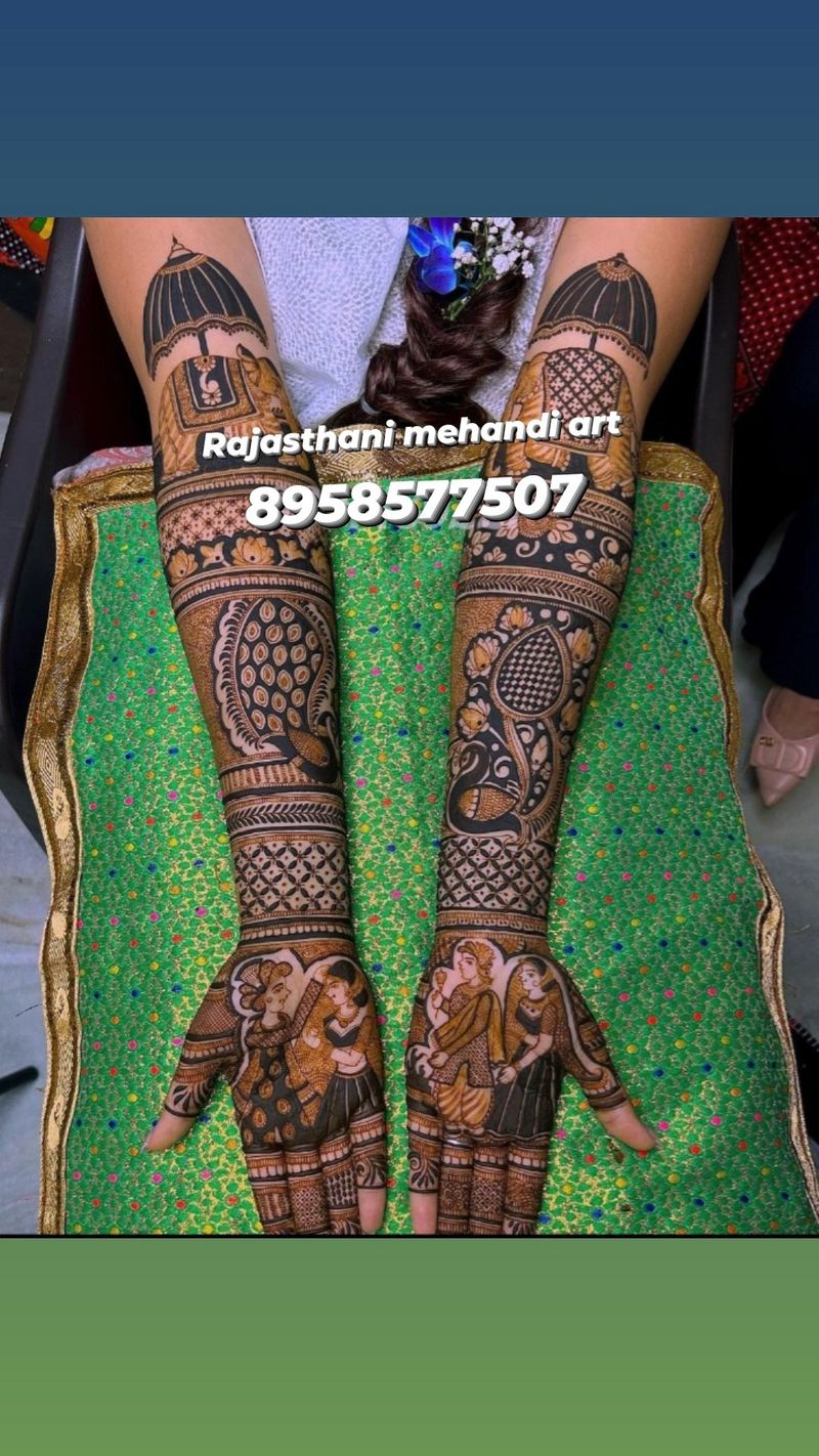 10 Royal Rajasthani Bridal Mehndi Designs for Full Hands