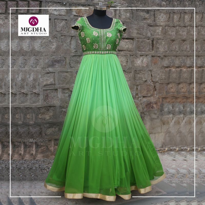 Mugdha art studio outlet long frocks