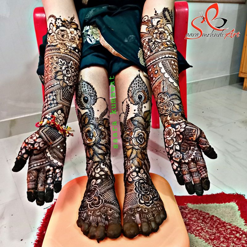 Bridal mehndi design by kashee's beauty Parlour by @DrIfrah - YouTube