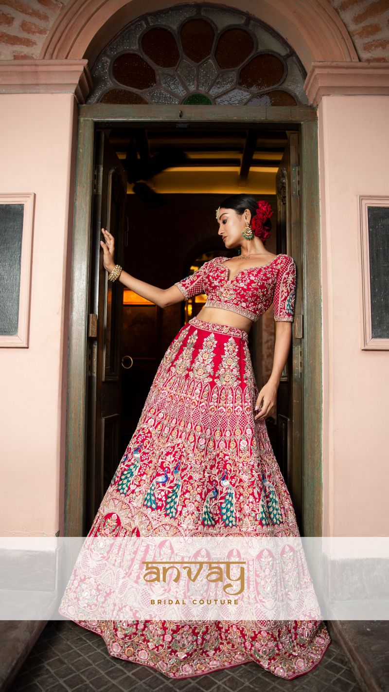 Nice Lehenga style found in TCB  Indian bridal outfits, Indian wedding  lehenga, Indian bridal dress