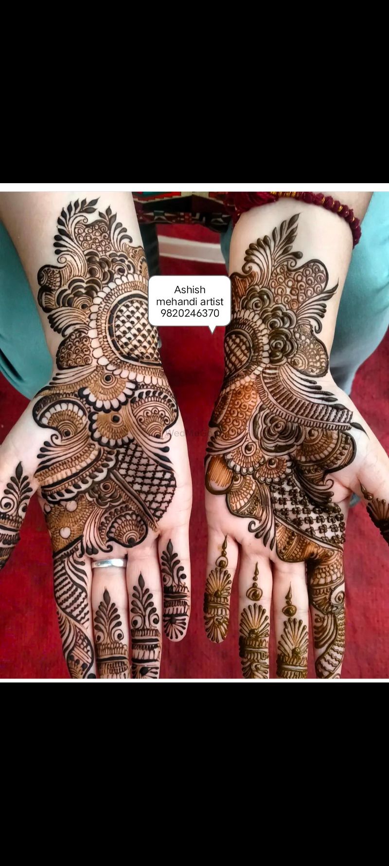 The best kind of compliment is when the bride tells me her fiancé  recommended me for her br… | Bridal mehendi designs, Mehandi designs,  Bridal mehendi designs hands