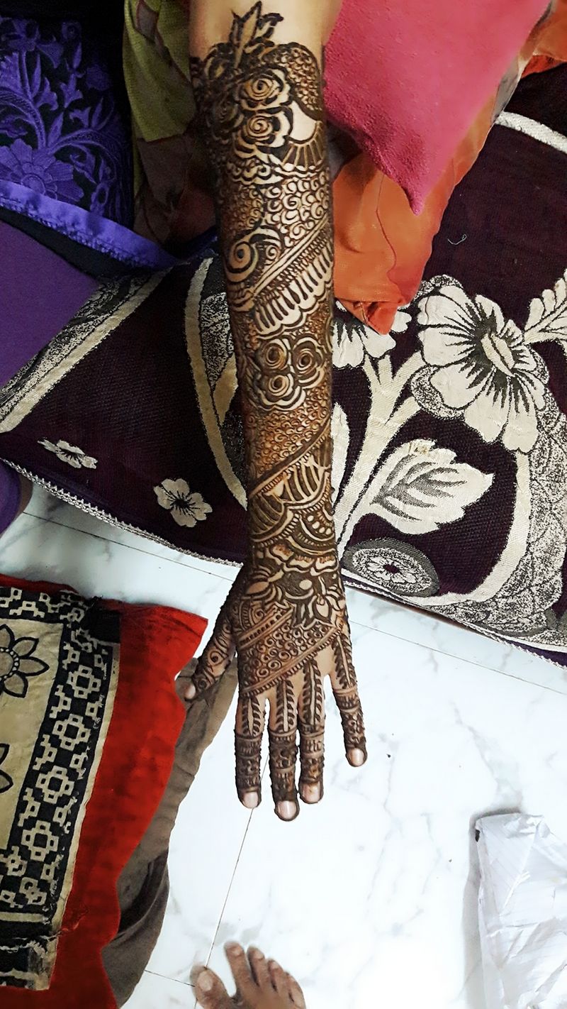 Zoya, Meera and Vipin name mehndi design | Simple henna mehndi design| -  YouTube