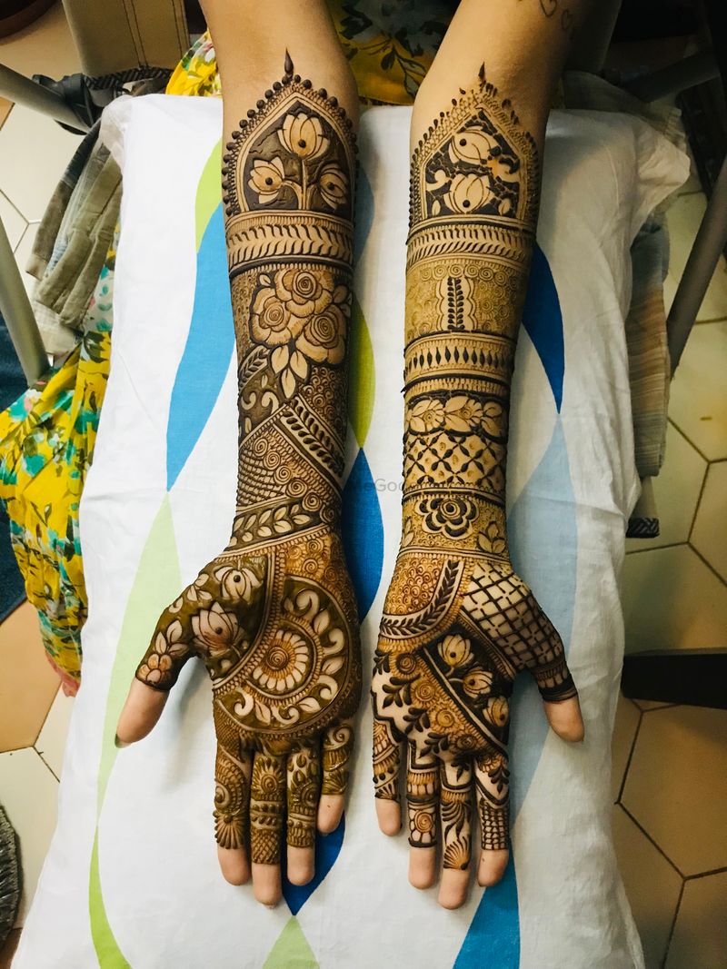 Dhol shehnai mehnni design | kalash mehndi design | Shenai tabla mehndi  design dulhan Mehndi… | Full hand mehndi designs, Mehndi designs book,  Dulhan mehndi designs