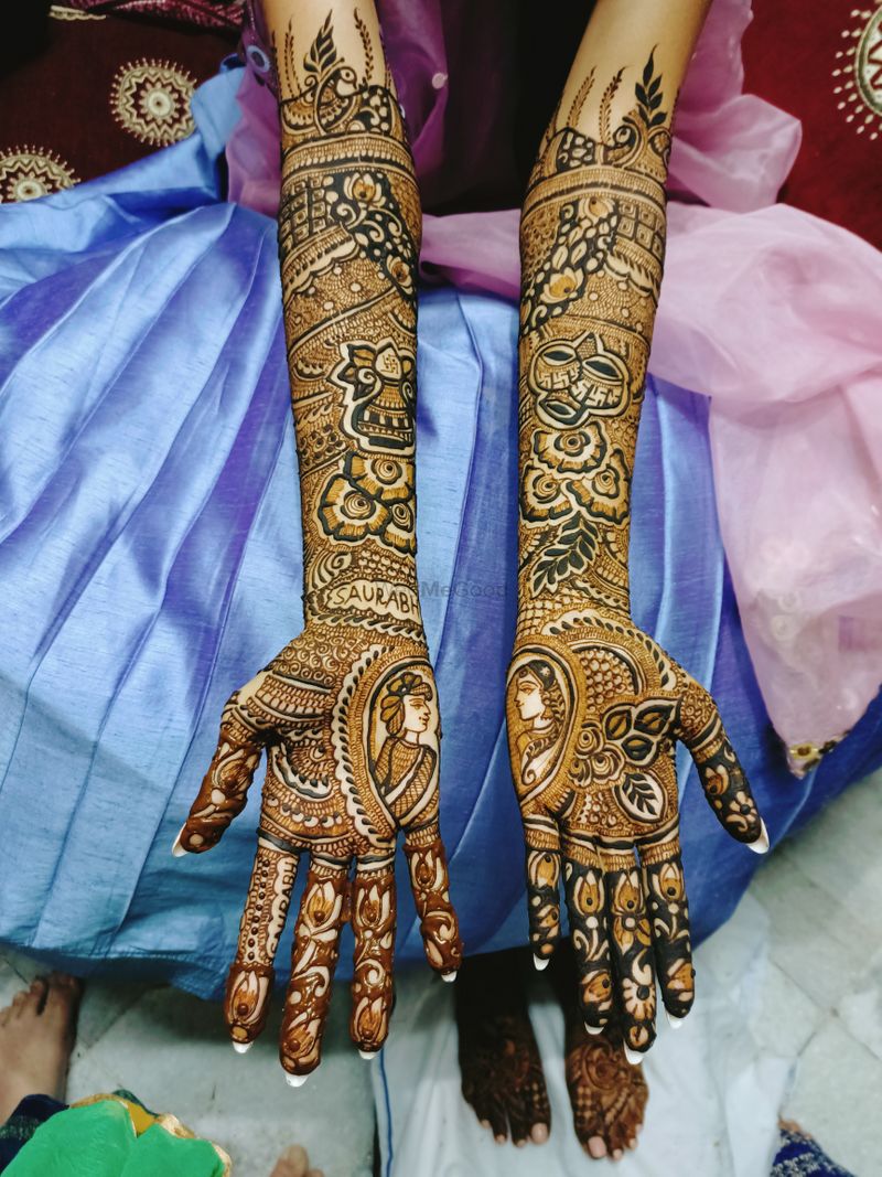 Hartalika Teej piche ka mehandi ka design - mehandi lagane ka tarika -  हरतालिका तीज मेहंदी ड... | Mehndi ka design, Mehndi tattoo, Mehndi patterns