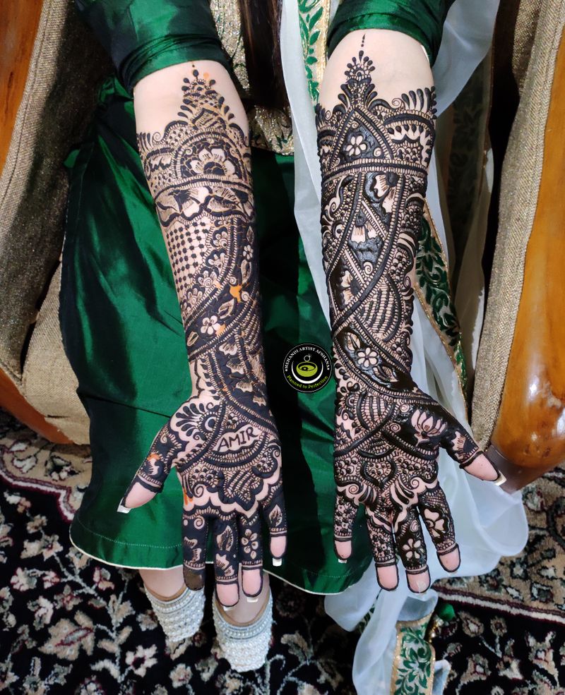 Kashmiri Muslim Girl Displays Her Henna Editorial Stock Photo - Stock Image  | Shutterstock