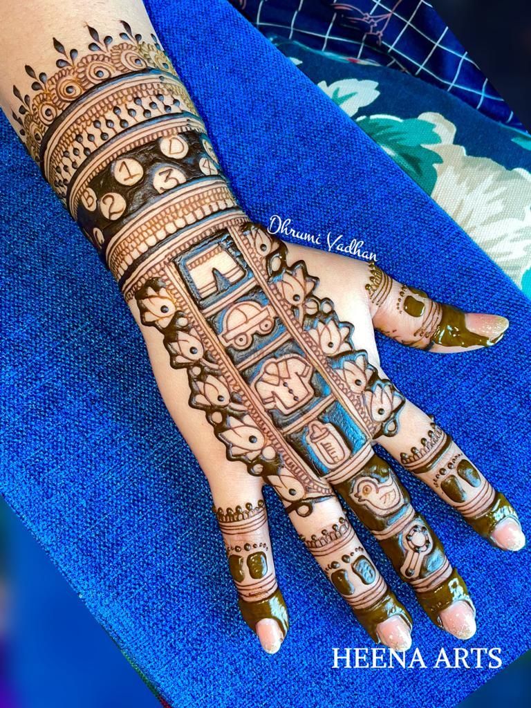 50+ Back Hand Mehndi Designs for Weddings and Festivals