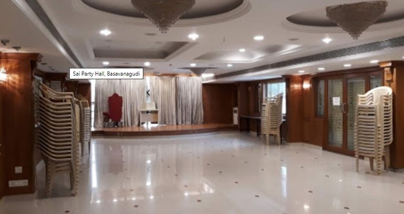 Sai Party Hall - South Bangalore, Bangalore | Wedding Venue Cost