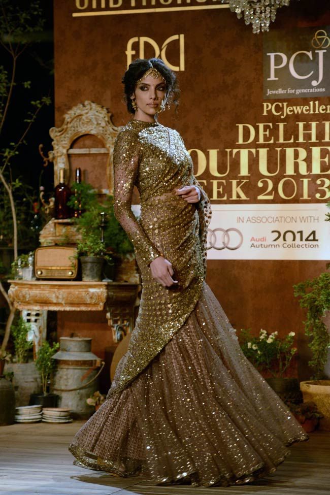 Bollywood Designer Sabyasachi Golden Black Lehenga – Sulbha Fashions