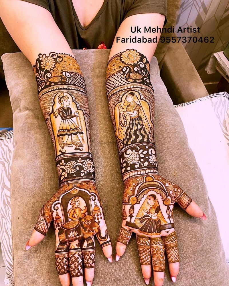 Bk:Mehandi artists near me, Bridal mehandi artist in Faridabad.