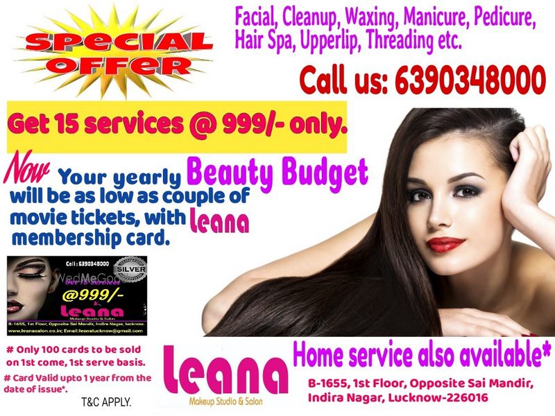 Leana Makeup Studio - Price & Reviews | Lucknow Makeup Artist