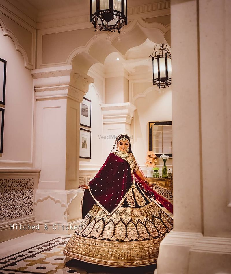 Teal Blouse Golden Lehenga Maroon Dupatta - Wedding Wear | Pakistani bridal  dresses, Pakistani bridal wear, Pakistani bridal lehenga