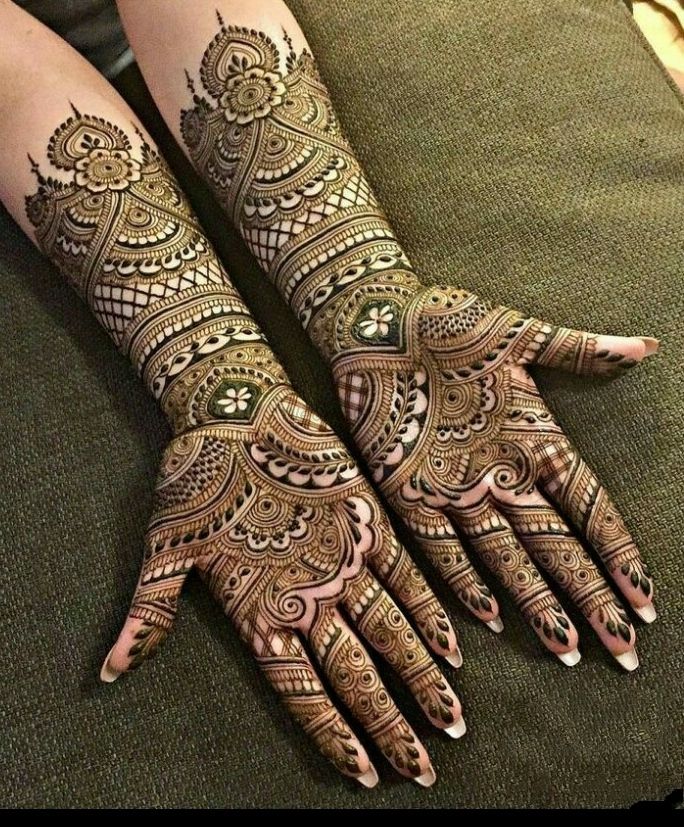 Latest Full Hand Simple Mehandi Design/Bharwa Mehndi Design for hands -  YouTube