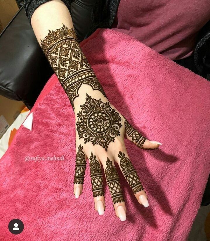 Photo of Back Hand Mehendi designs