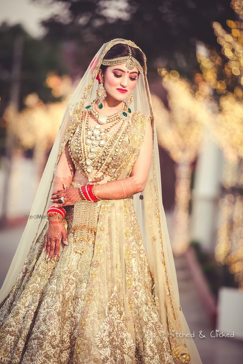 Photo of Stunning bride in Gold