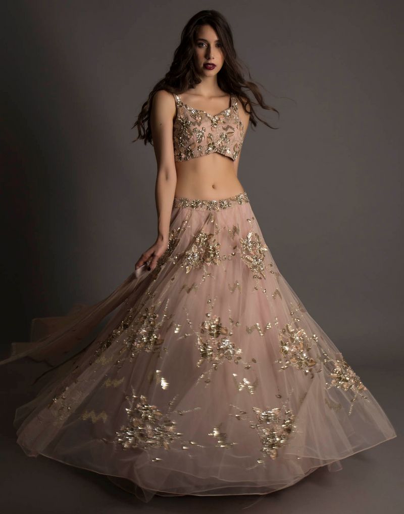 Photo of engagement lehenga