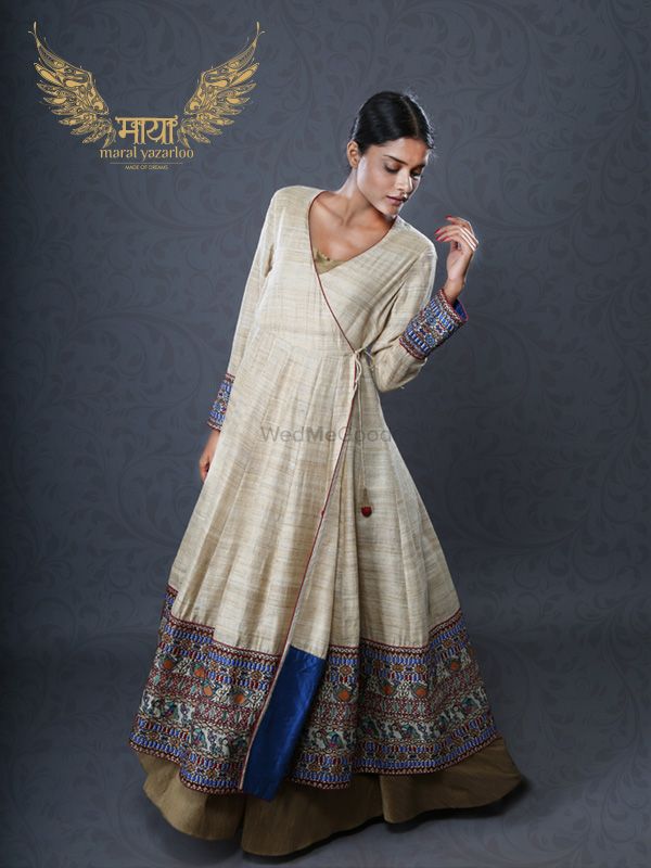 Cotton Mughal Paste Butta Printed Long Dress  Gulabchand Prints