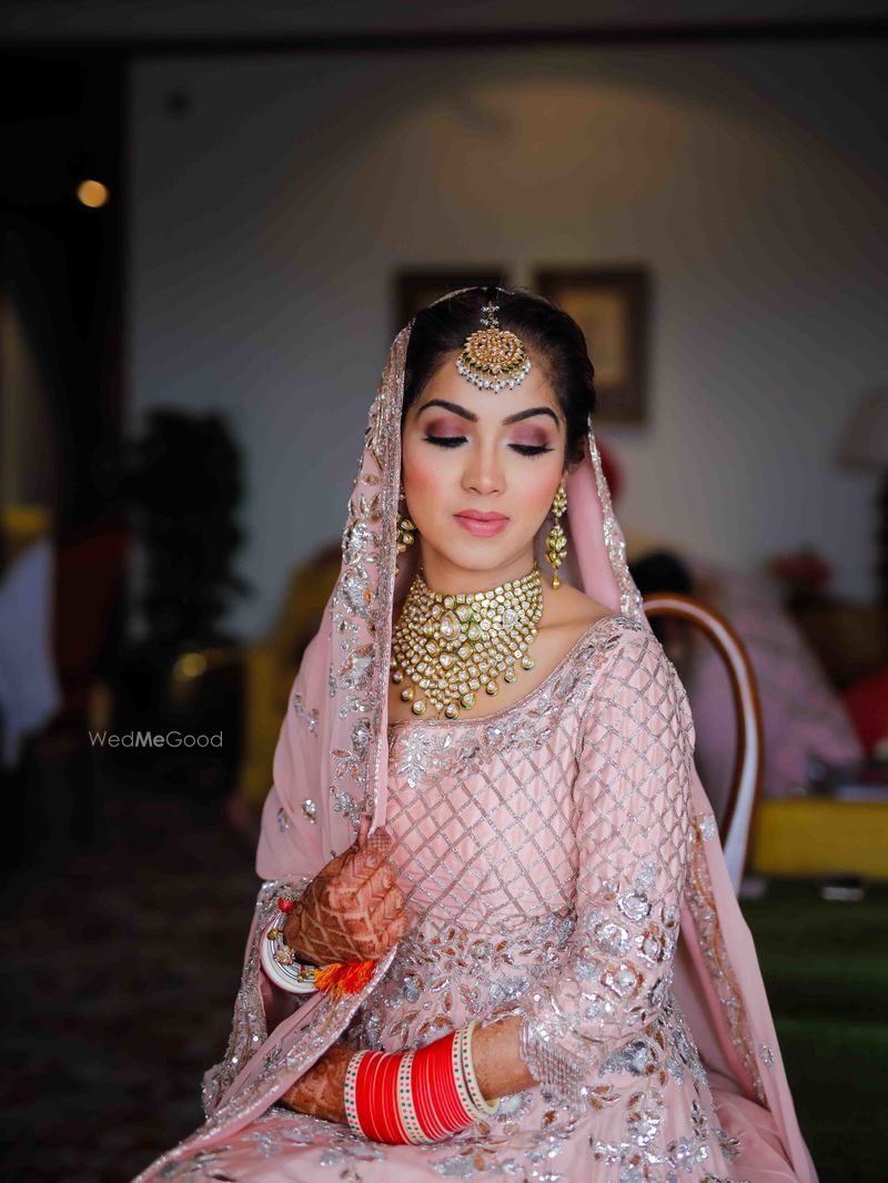 pink bridal punjabi suits