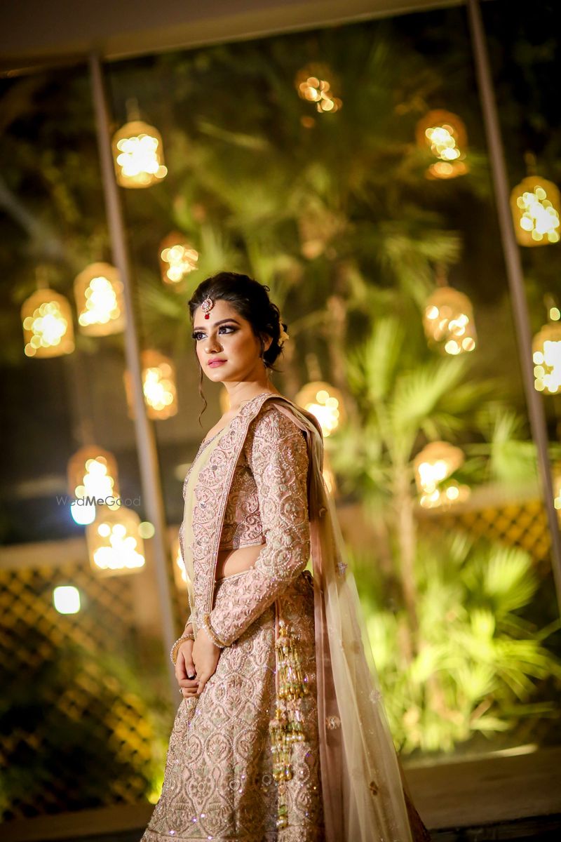 Engagement look hotsell in lehenga