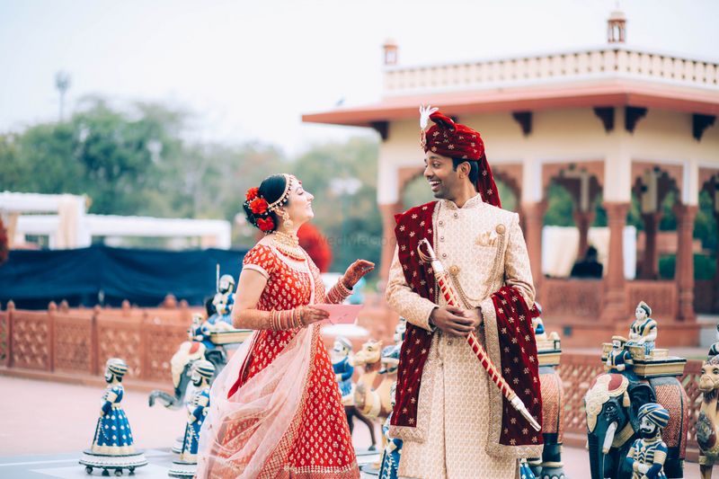 Arjita and Vedang's first look in Jaipur