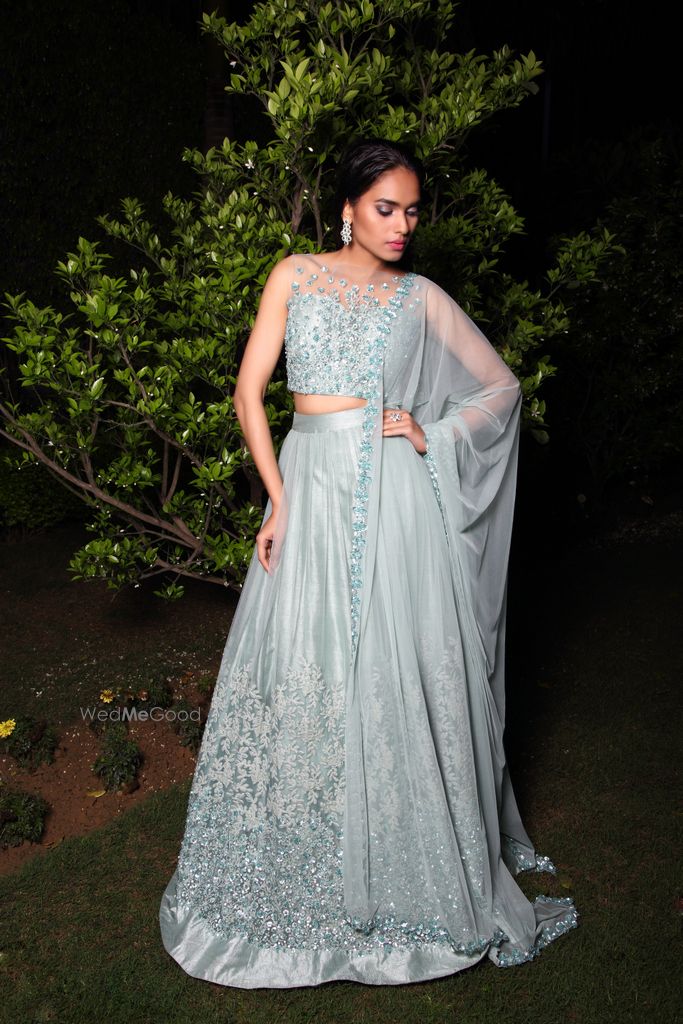 Dove Grey Lehenga main image 0