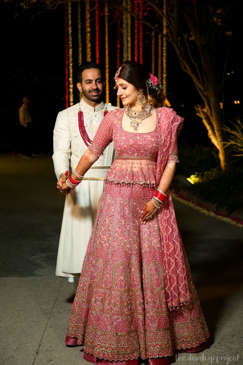 Groom sherwani and pose Fuchsia Pink Sabyasachi lehenga light pink dupatta  ❤️ #wedding | Groom dress men, Indian groom dress, Wedding dress men