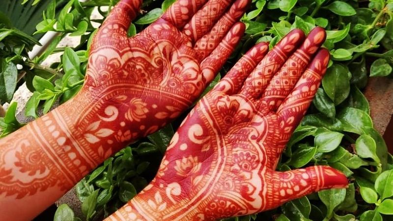 Red Cone Mehndi Design | Back Hand Mehndi Design | مہندی ڈیزائن - YouTube